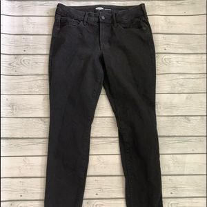 Old Navy black pop color skinny jeans-8